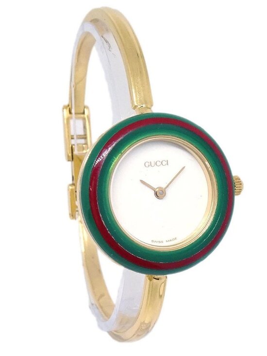 Gucci 11/12.2 Change Bezel Chameleon Quartz Watch SS 156151 main image 7